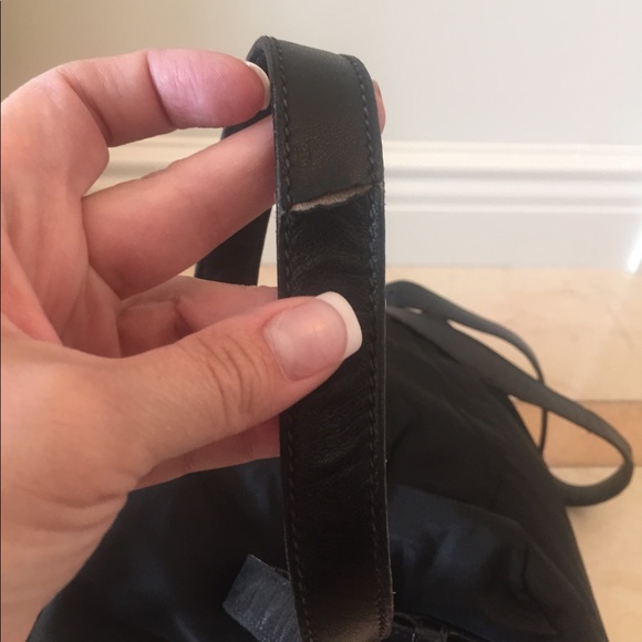 Prada Bag Black Leather& Nylon Backpack - Picture 8 of 11